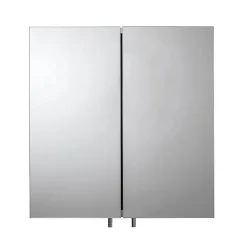 Croydex Avon Double Door Stainless Steel Mirror Cabinet -Hudson Reed Sales wc866105 d2