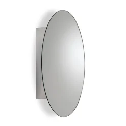 Croydex Tay Oval Mirrored Door Cabinet