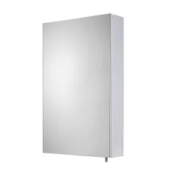 Croydex Finchley Stainless Steel Single Door Mirror Cabinet With FlexiFix 8 Croydex Finchley Stainless Steel Single Door Mirror Cabinet With FlexiFix -Hudson Reed Sales wc940005 d2