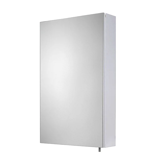 Croydex Finchley Stainless Steel Single Door Mirror Cabinet With FlexiFix 4 Croydex Finchley Stainless Steel Single Door Mirror Cabinet With FlexiFix - Image 4
